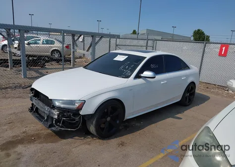 2014 Audi S4 3.0T Premium Plus from USA, damaged, VIN WAUBGAFLXEA009136